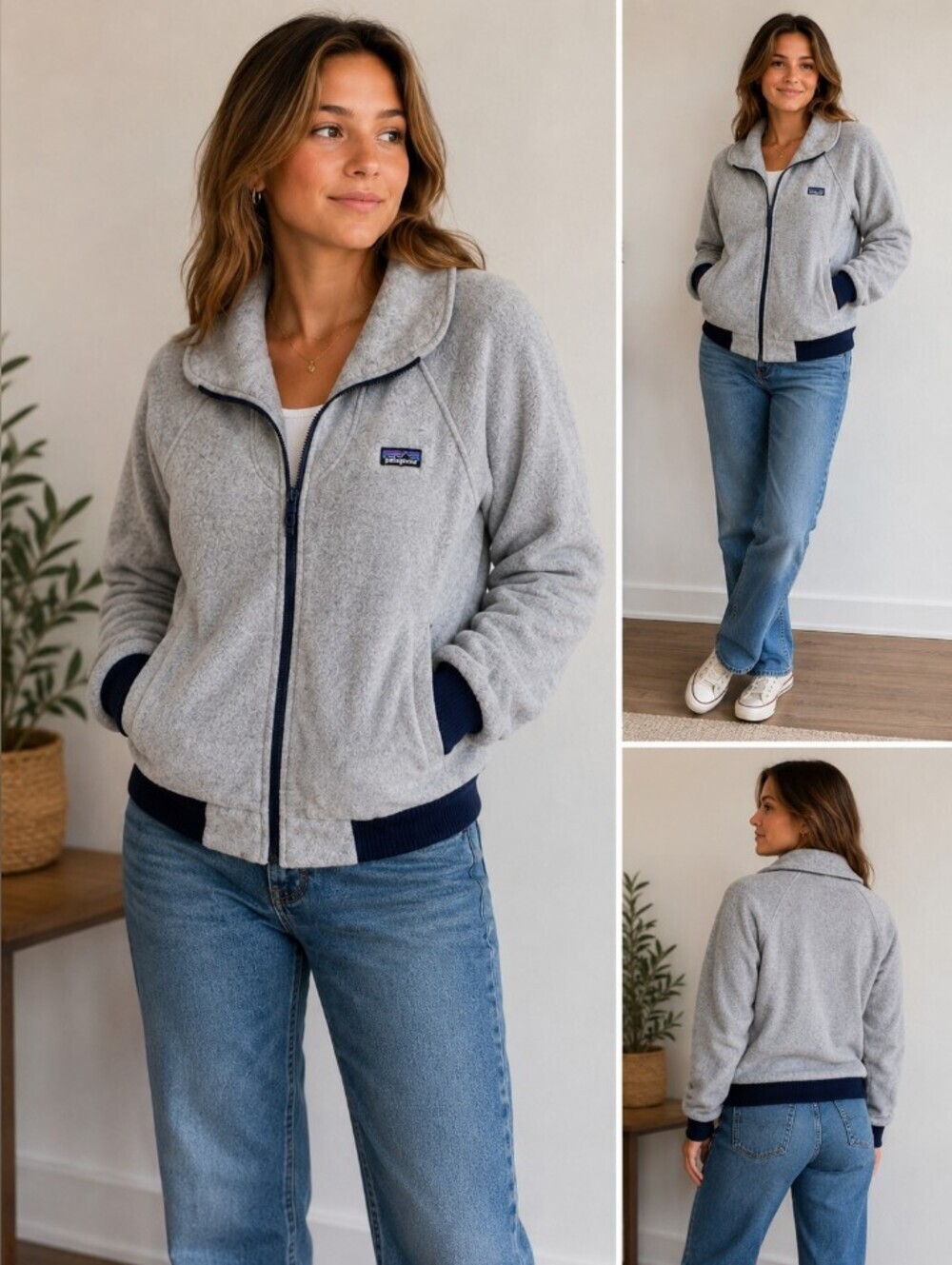 Patagonia Vintage Juniors Size 13/14 Fleece Jacket